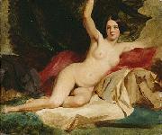 William Etty Female Nude in a Landscape by William Etty. Spain oil painting artist